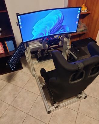Postazione Sim Racing: Simagic M10 & GT4 + Pedali
