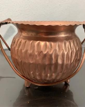 Piccolo braciere in rame vintage