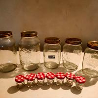 Set Vasetti in Vetro per Conserve e Dispensa Vari 