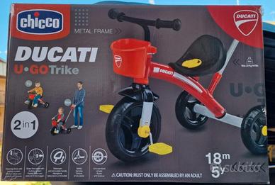 Triciclo Chicco Ducati U-Go - NUOVO!