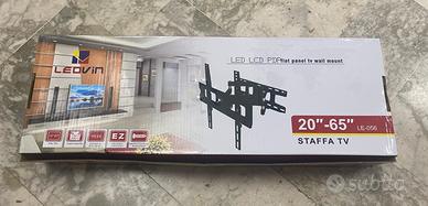 Staffa per tv 20”-65” nuova.