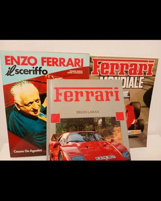 Lotto 3 libri Collezione Ferrari (1975-1985-1991) 