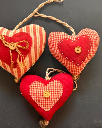 Tris Cuori Decorativi ANGELICA HOME & COUNTRY