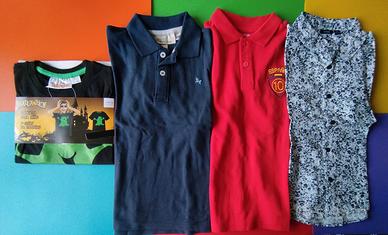 Maglie maniche corte bambino 4-6 anni 110-116 cm C