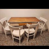 Sedie osteria Milano bianco laccate opaco