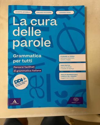 Libro scolastico La cura delle parole