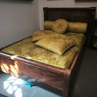 letto antico impero mogano napoli 800 antiquariato