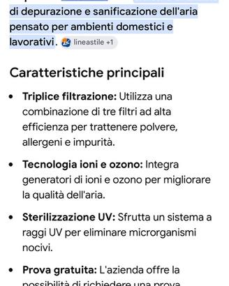 Purificatore  aria