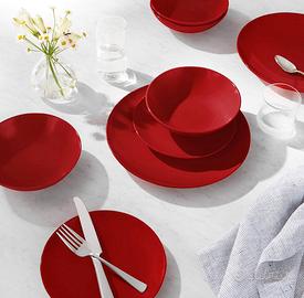 Piatti Rossi Come Nuovi Amazon Basics