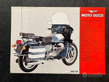 Brochure Moto Guzzi 850 T3 Polizia Di Stato