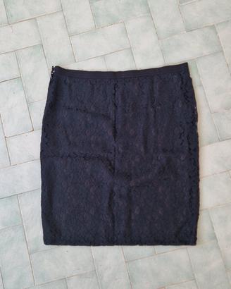 Gonna pizzo nera