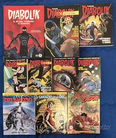 Diabolik + Zagor + Dylan Dog 10 fumetti
