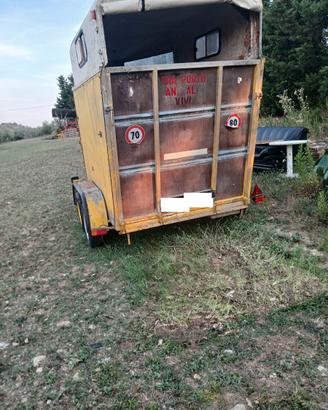 Trailer per cavalli 2 posti