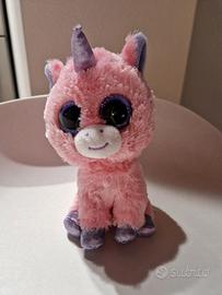 peluche unicorno rosa Ty 