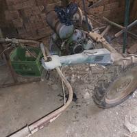 motocoltivatore con barra falciante