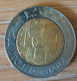 500 lire Polizia di stato 1997