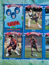 Cartoline calciatori Cagliari calcio....25 euro