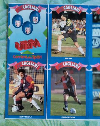 Cartoline calciatori Cagliari calcio....25 euro