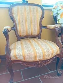 sedia poltrona Luigi XVI