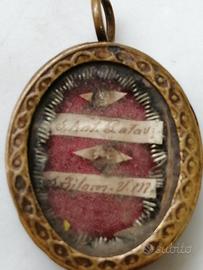 RELIQUIA RELIGIOSA 1834 SIGILLO CON CERALACCA