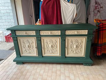 Credenza anni 60 in stile Shabby