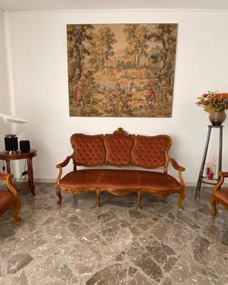 Salotto d’Epoca in Legno Massello