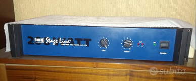 Amplificatore Studio Stage Line STA 100 + 2 Casse