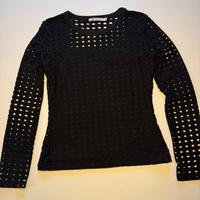 Alexander Wang maglia nera traforata