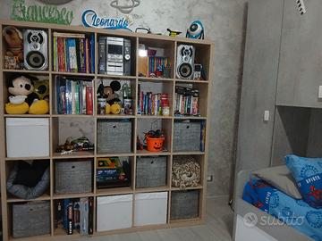 Libreria Kallax 182x182 - 4 vani per 4 - ROVERE