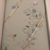 Tovaglia ricamata ovale mussola da 8