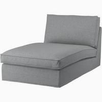 Chaise-longue KIVIK, Tibbleby beige/grigio