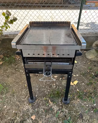 Barbecue a gas senza fumo