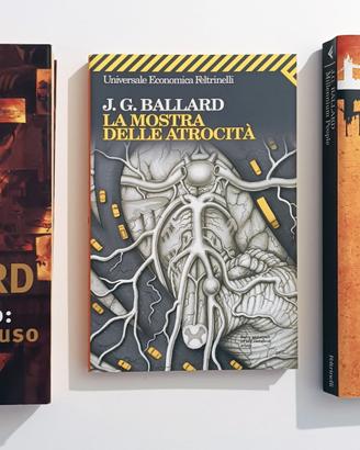 3 libri, anche separatamente, di  J.G. Ballard