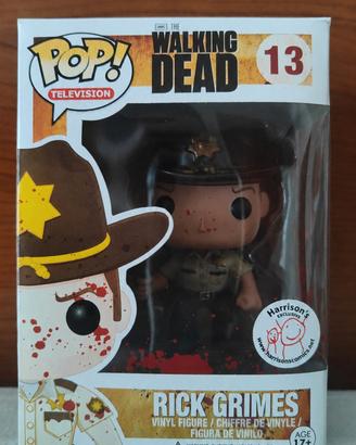 Funko Pop Rick Grimes Bloody #13 Harrison's Comics