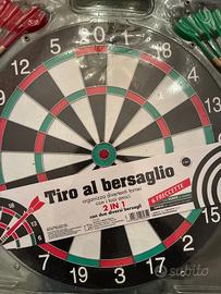 Tiro al bersaglio con 6 freccette, punta in ferro