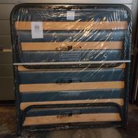 Brandina Pieghevole Singola con Doghe in Legno