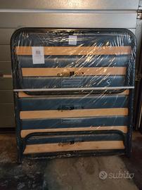 Brandina Pieghevole Singola con Doghe in Legno