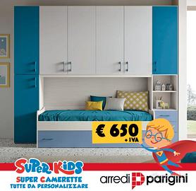 Cameretta a ponte-20 colori a scelta