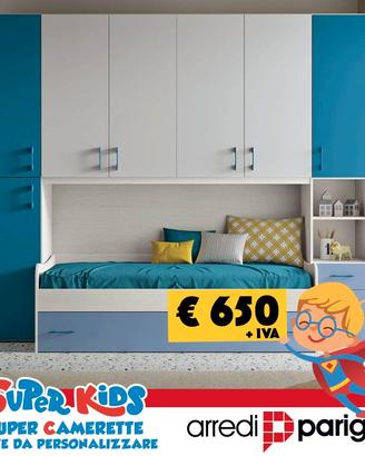 Cameretta a ponte-20 colori a scelta
