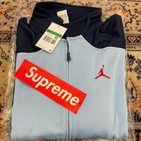 Jordan x Supreme Jacket Light Blu XL