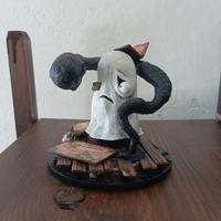 Statuetta fantasmino + tavola ouija (fatta a mano)