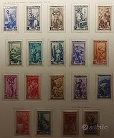 REPUBBLICA ANNATA 1950 Nuovi/Linguellati 37 valori