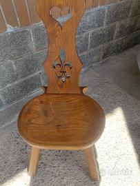 sedia legno