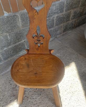 sedia legno