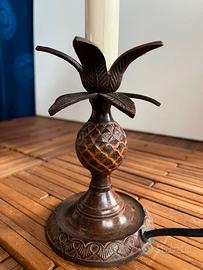 Lampada d’epoca in bronzo