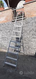 scala in acciaio per fai da te 8 gradini 