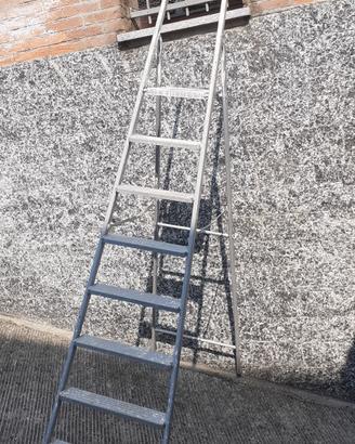 scala in acciaio per fai da te 8 gradini 