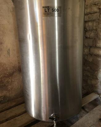 Botte Acaio 500 litri / Contenitore alimentare