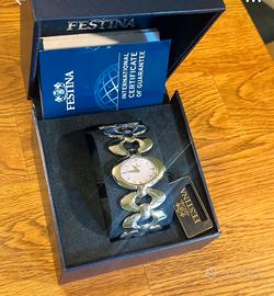 Orologio Donna Festina Ovale acciaio nuovo