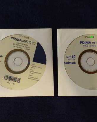 Cd di installazione Canon Pixma MP210 e MP170